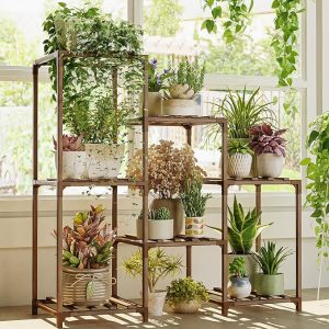 Three Tier Wooden Plant Stand